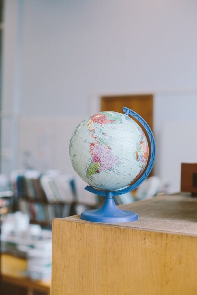 Globe on Shelf